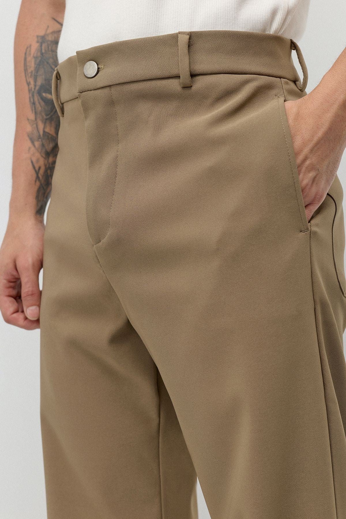 High-Waisted Flare-Fit Pants