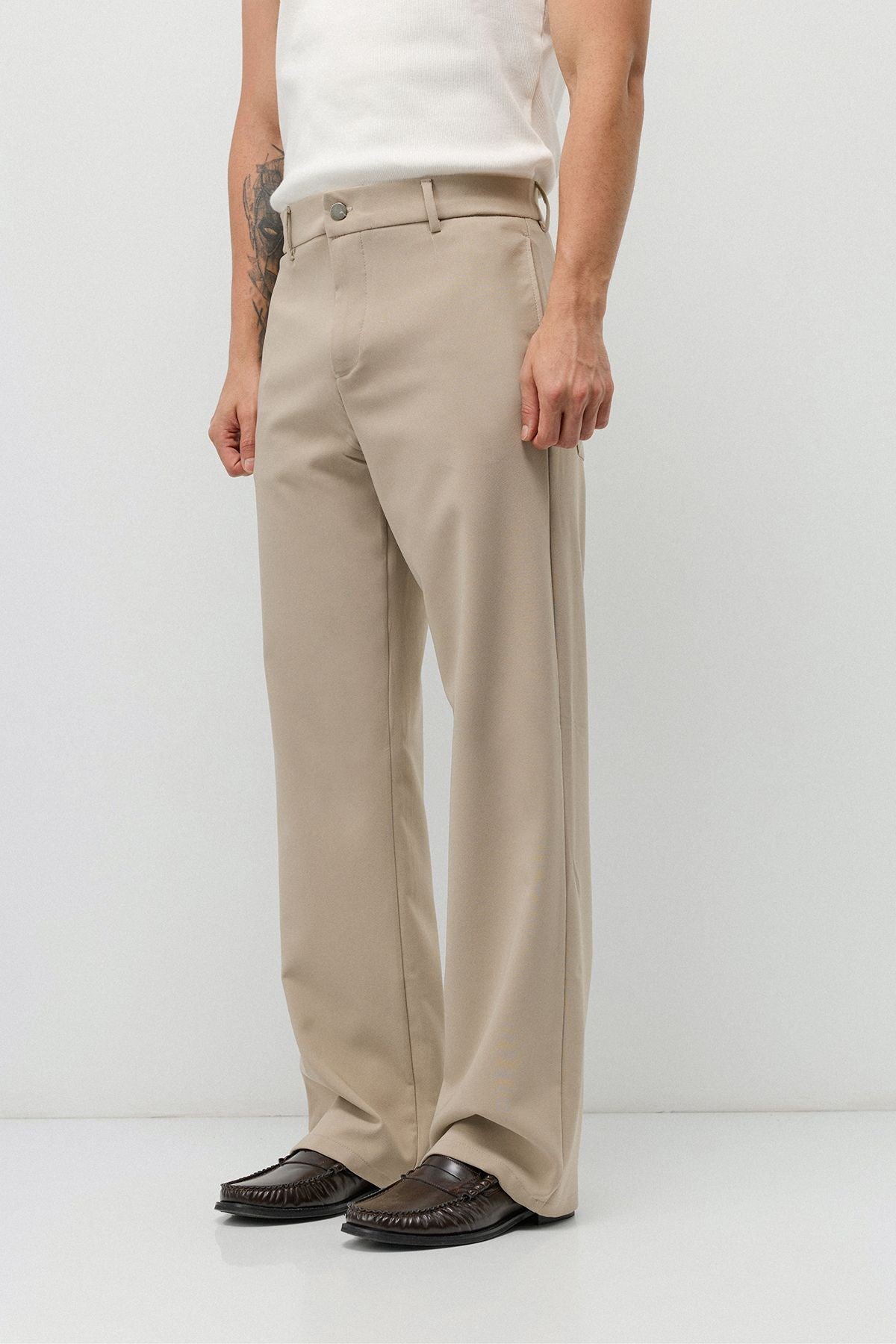 High-Waisted Flare-Fit Pants