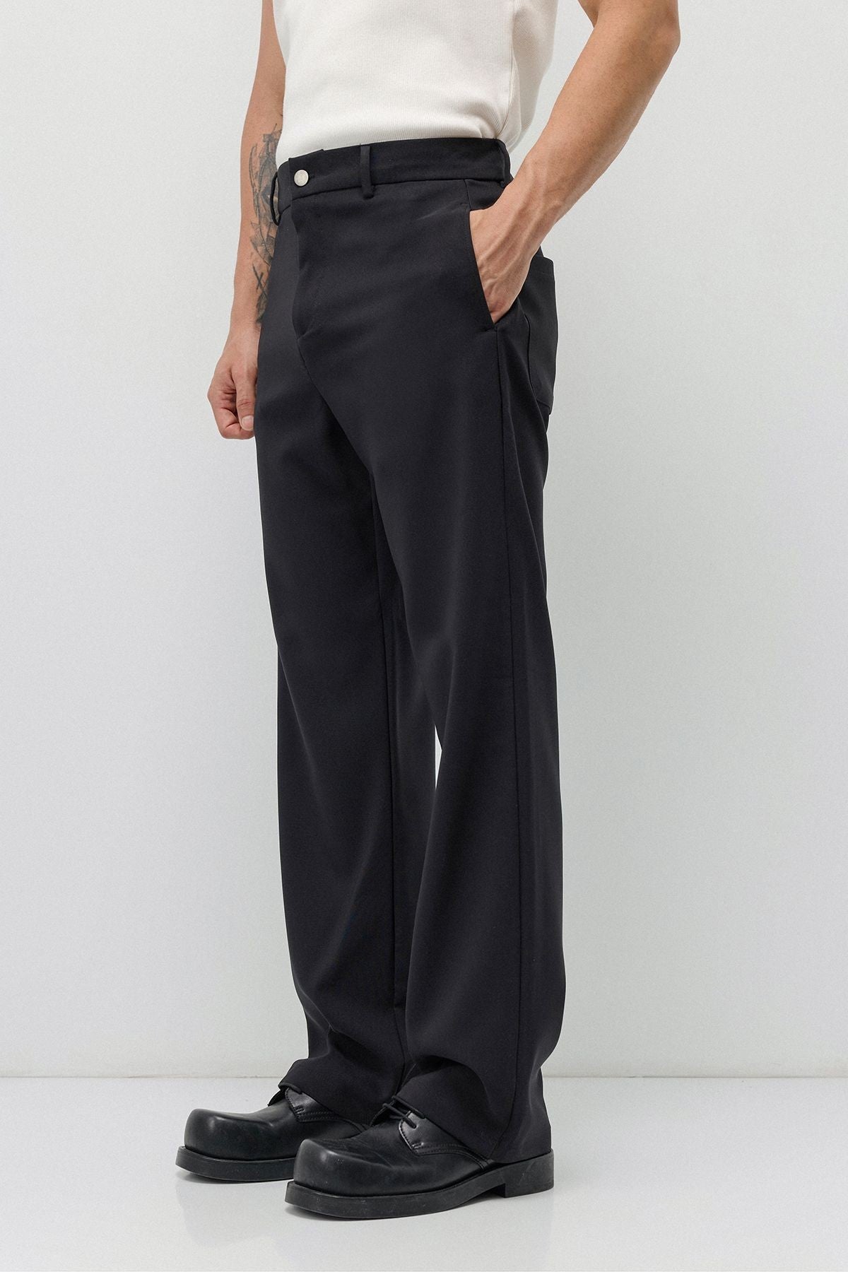 High-Waisted Flare-Fit Pants