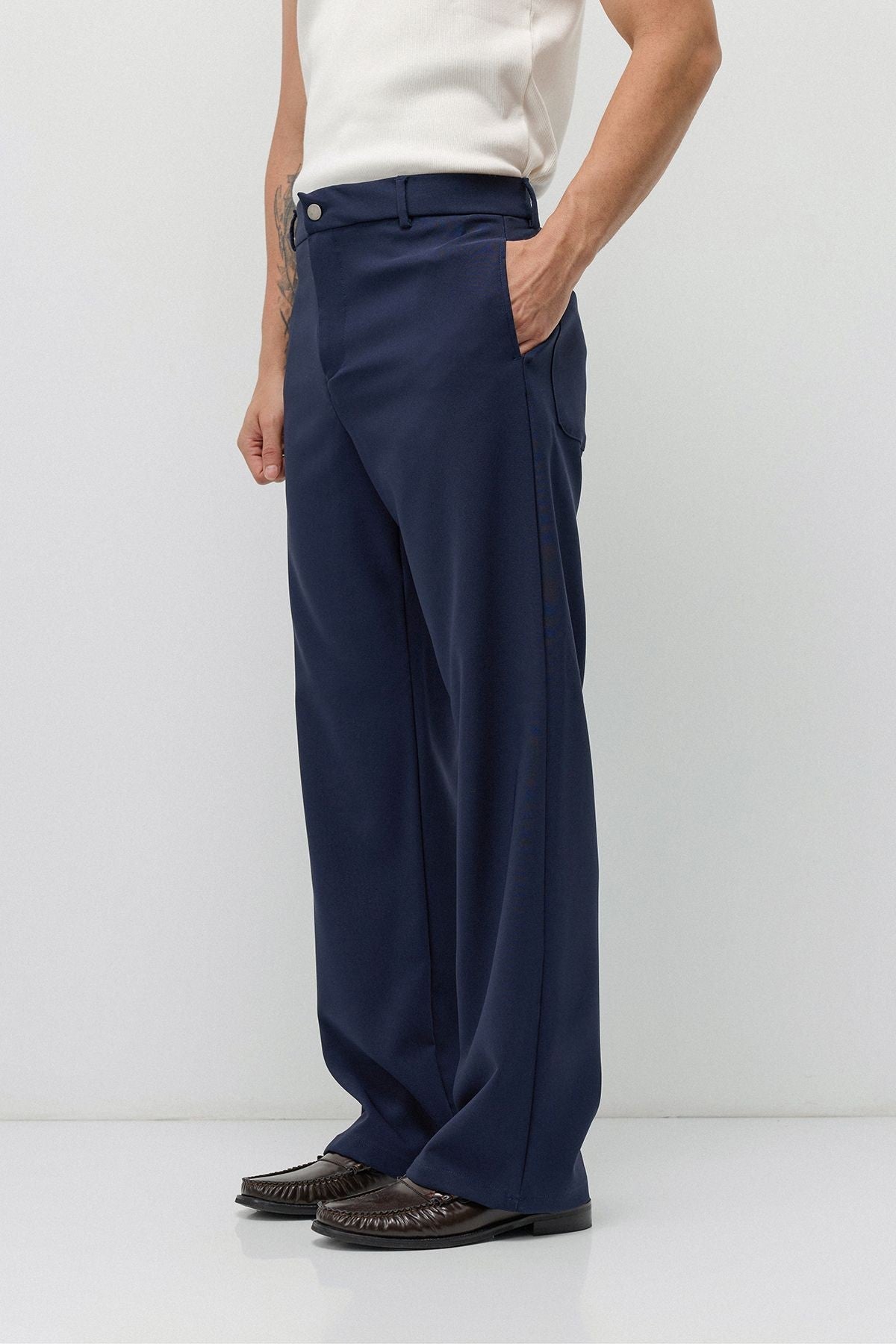 High-Waisted Flare-Fit Pants