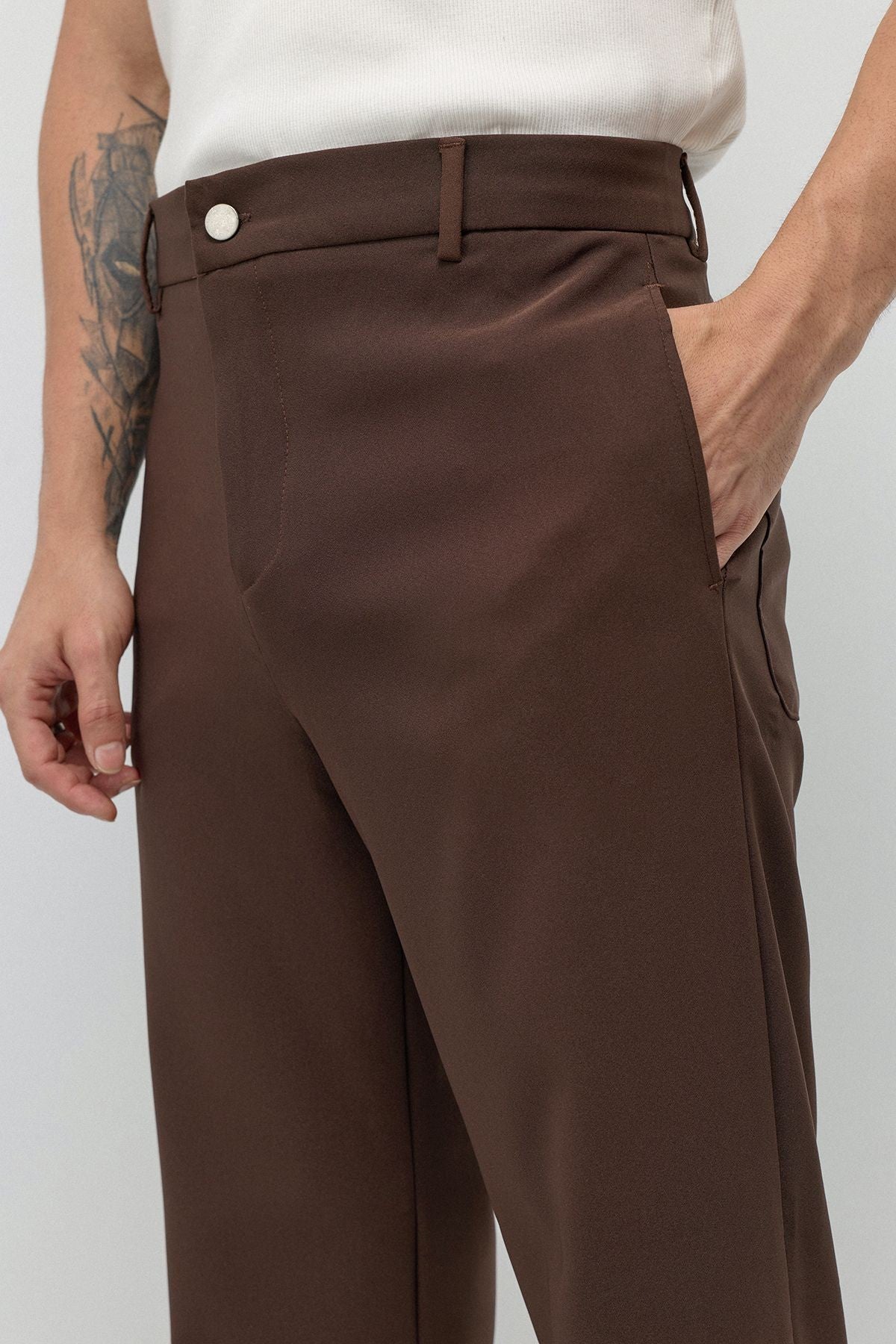 High-Waisted Flare-Fit Pants