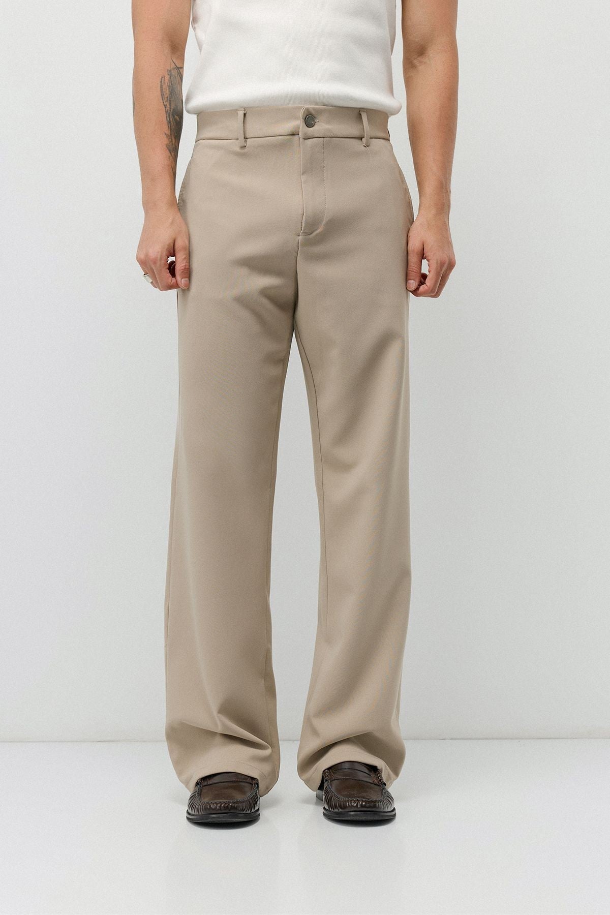 High-Waisted Flare-Fit Pants