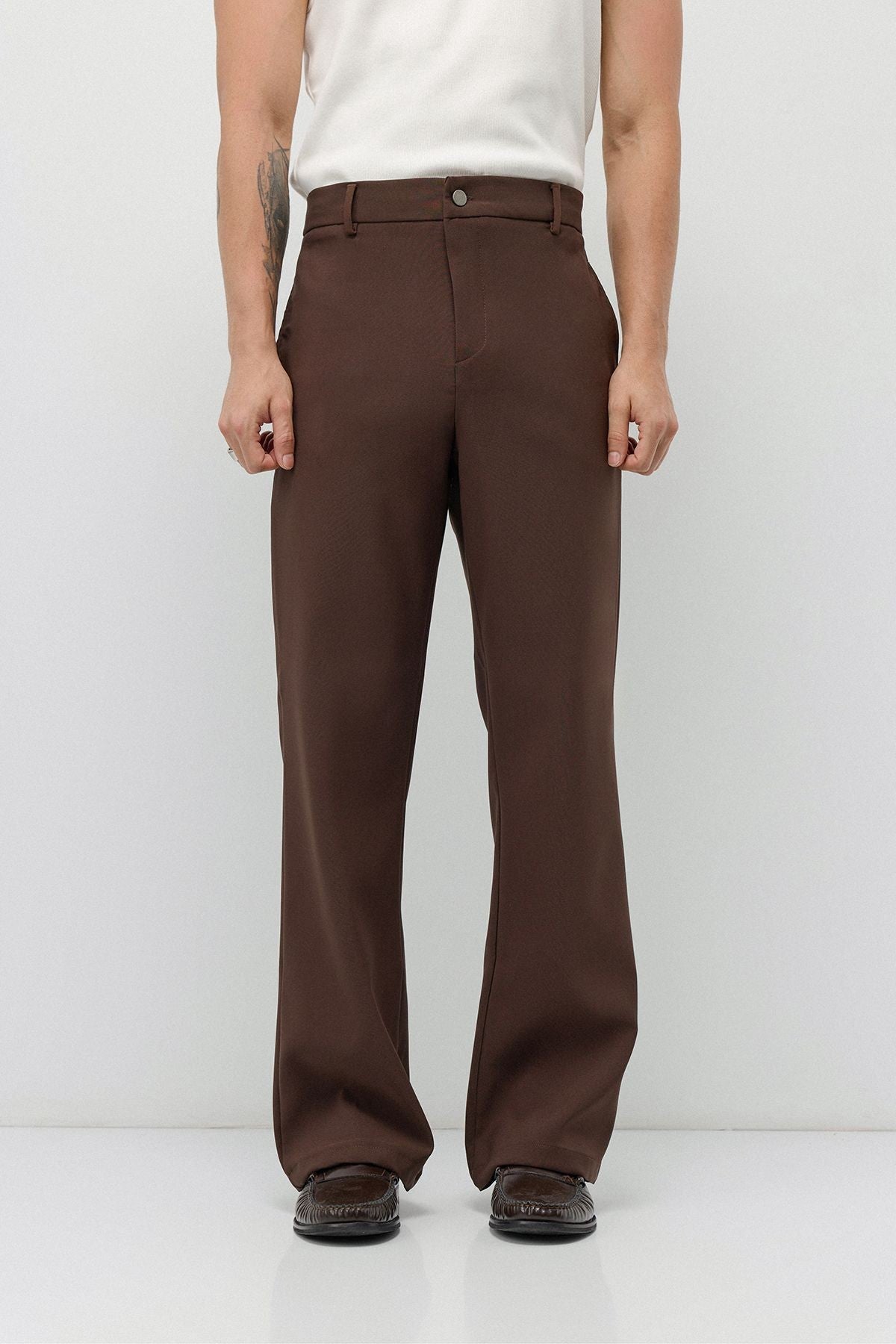 High-Waisted Flare-Fit Pants