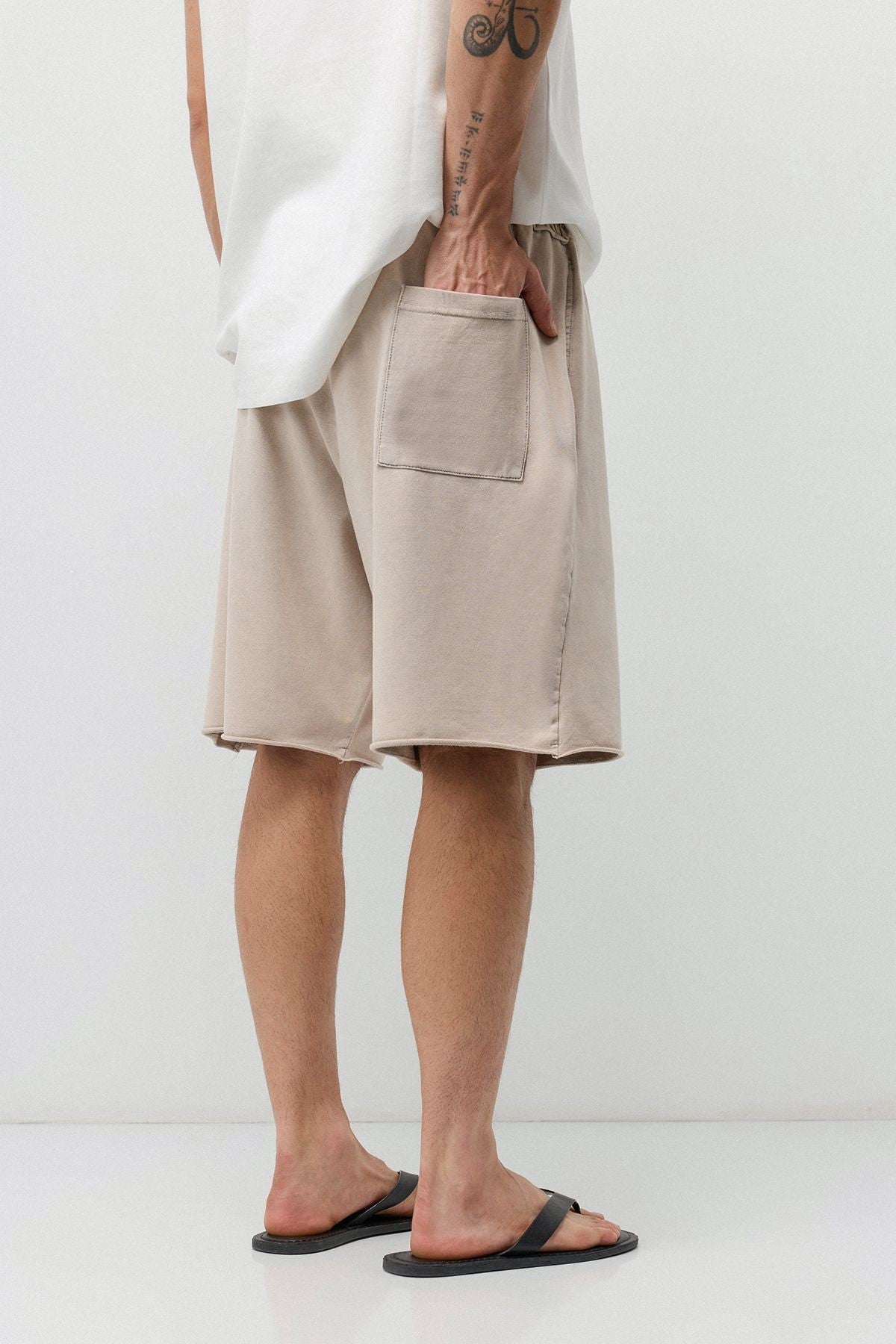 Oversized Washed Shorts