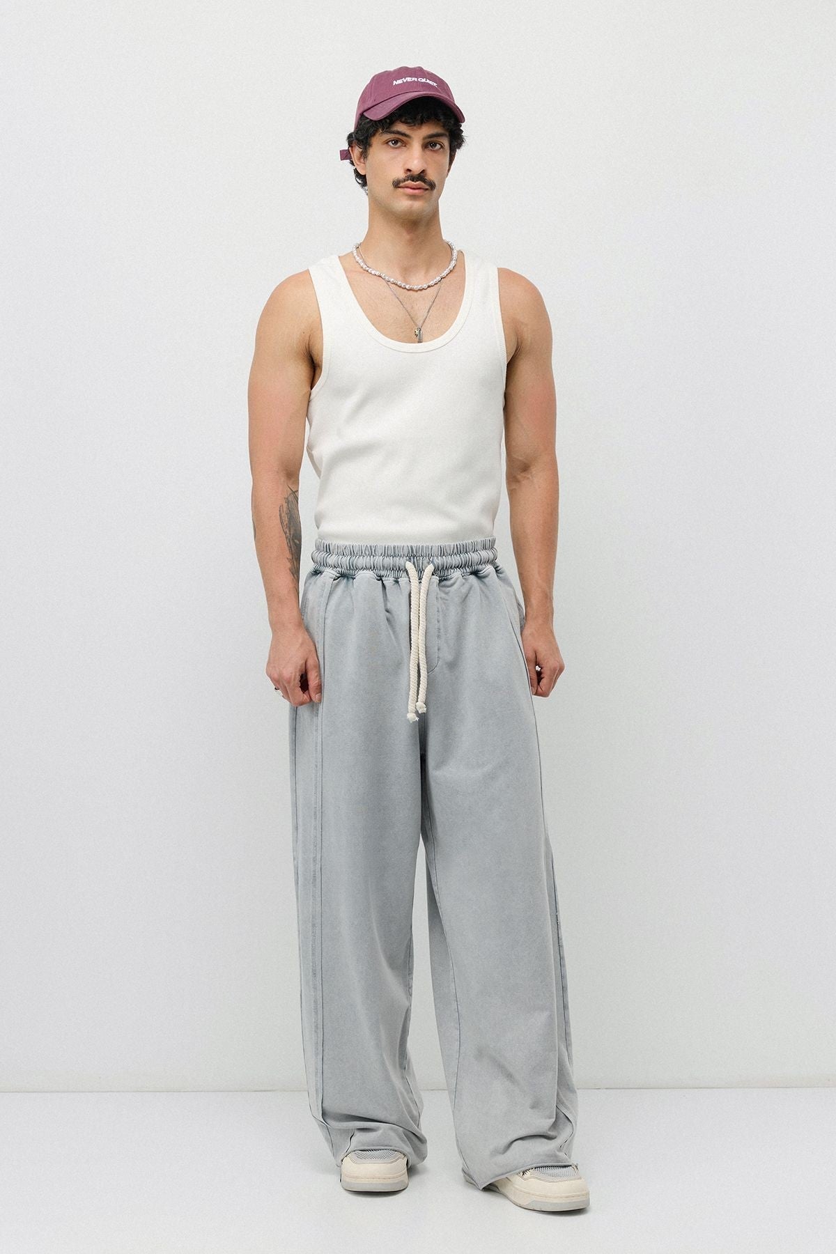Pre-Washed Baggy Sweatpants