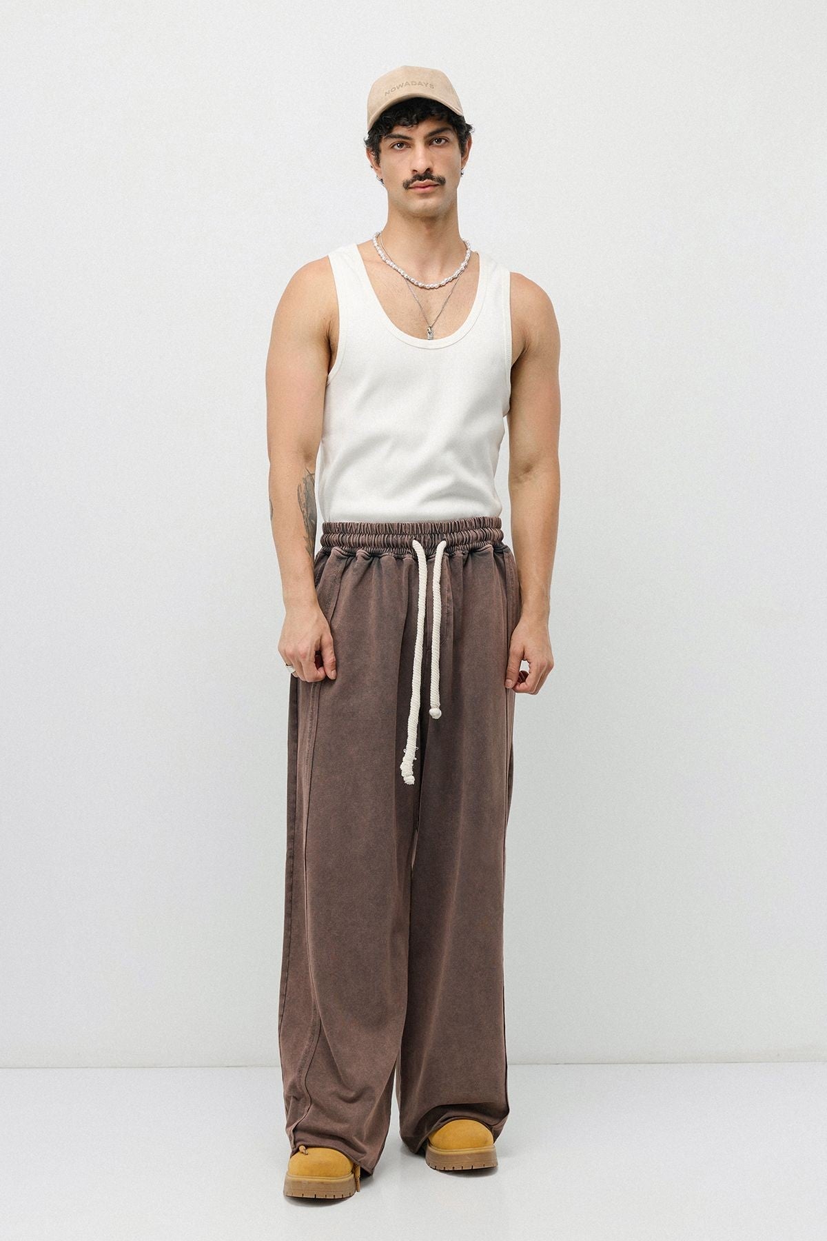 Pre-Washed Baggy Sweatpants
