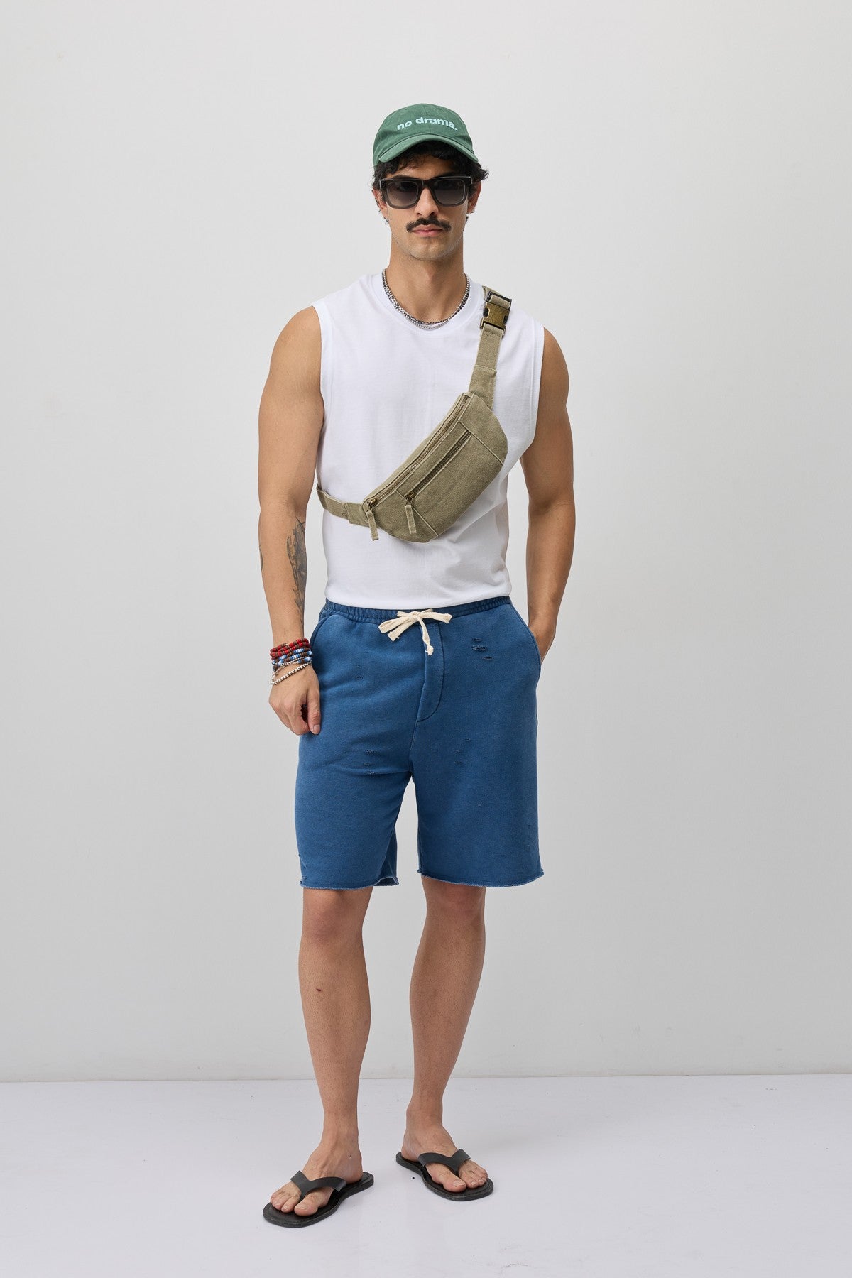 Loose-Fit Shorts with Drawstring