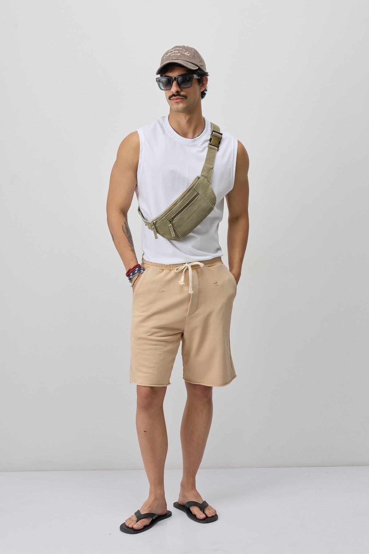 Loose-Fit Shorts with Drawstring