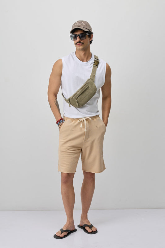 Loose-Fit Shorts with Drawstring