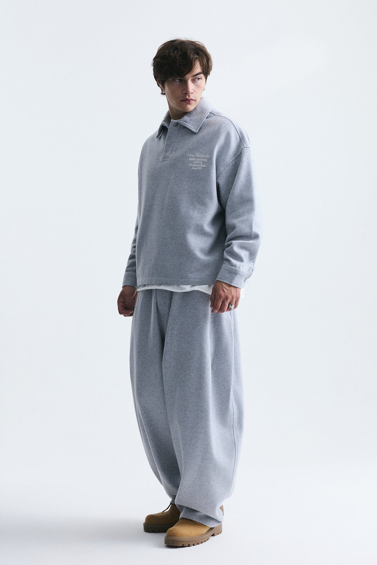 Balloon Fit Sweatpants with Pockets