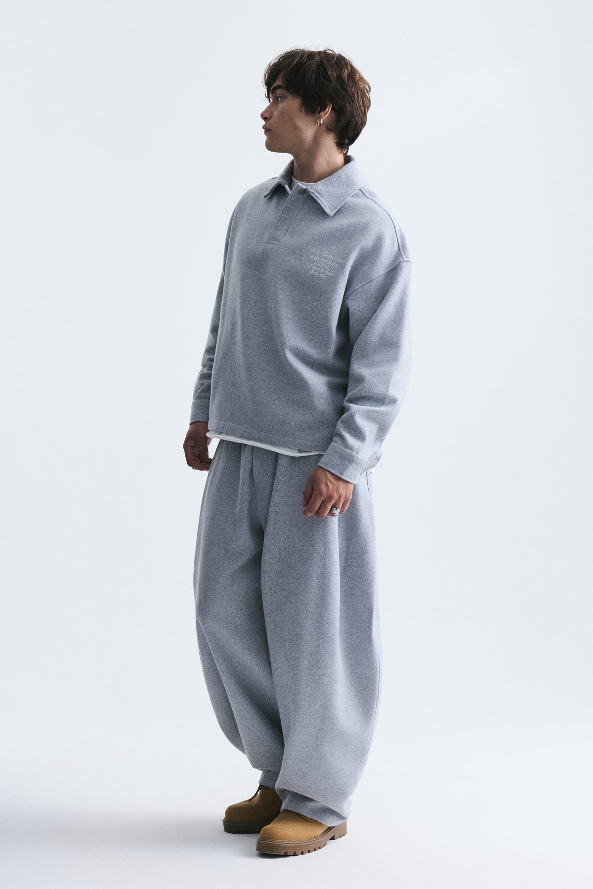 Balloon Fit Sweatpants with Pockets