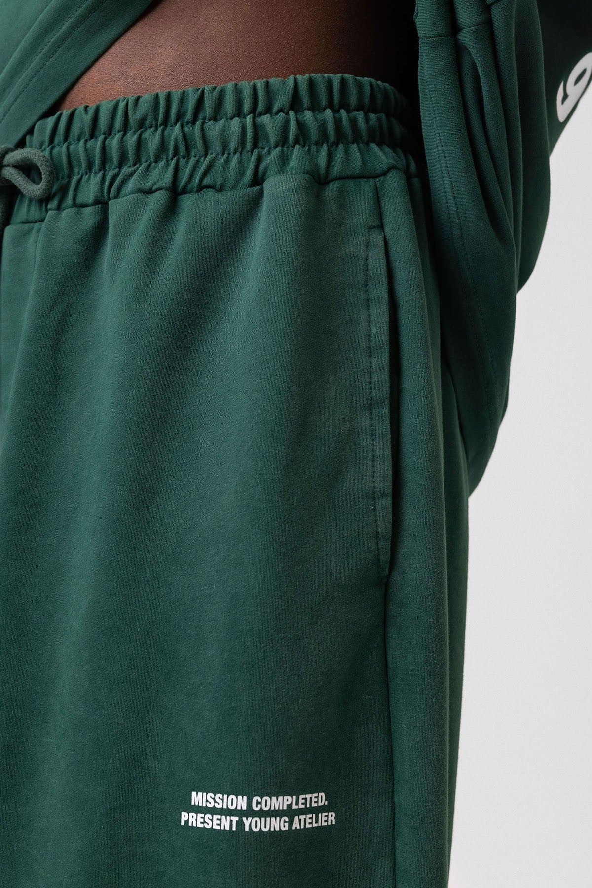 Oversized Sweatsuit Set with Back Print (Washed)