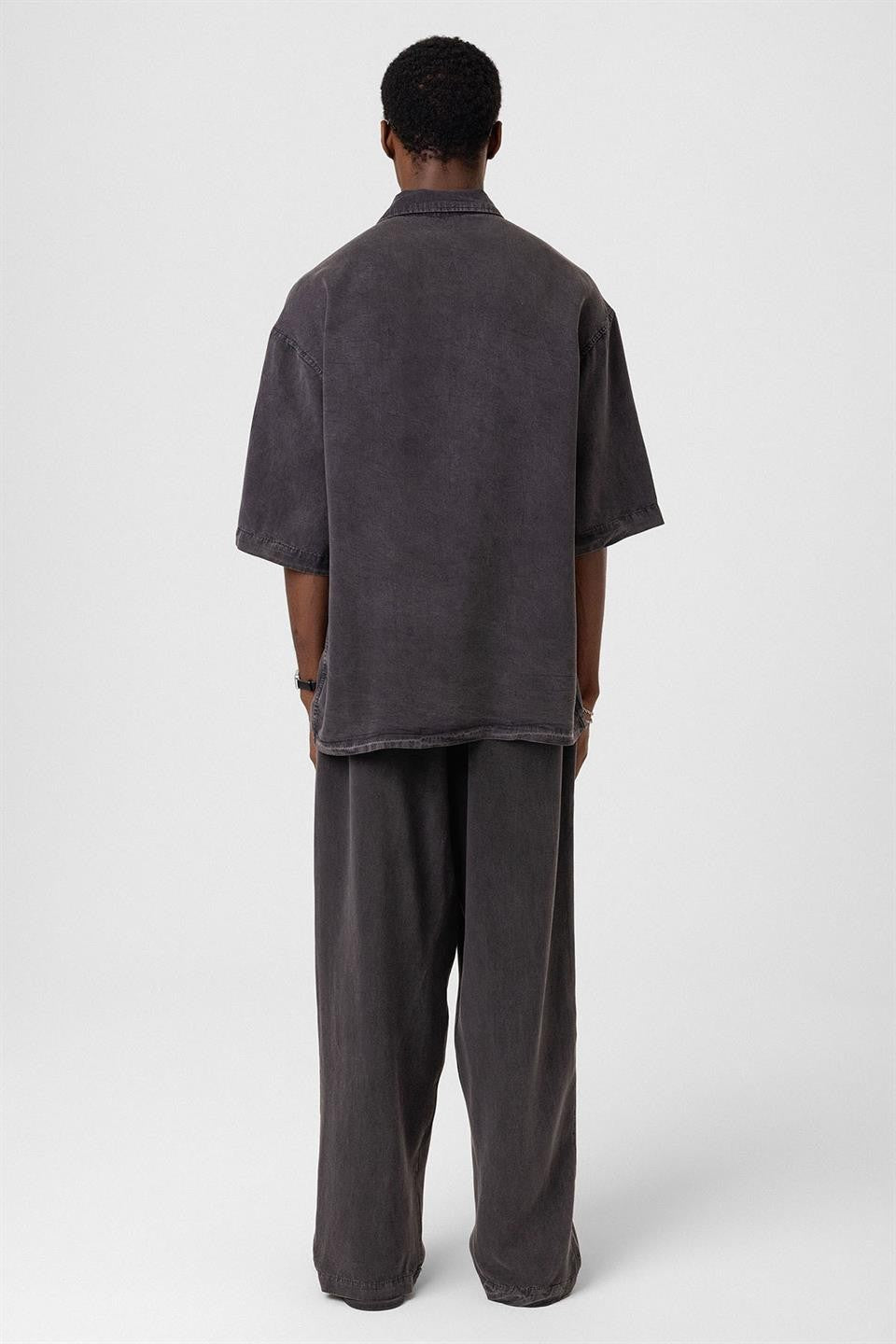 Machine-Washable Lyocell Fabric Top and Bottom Set