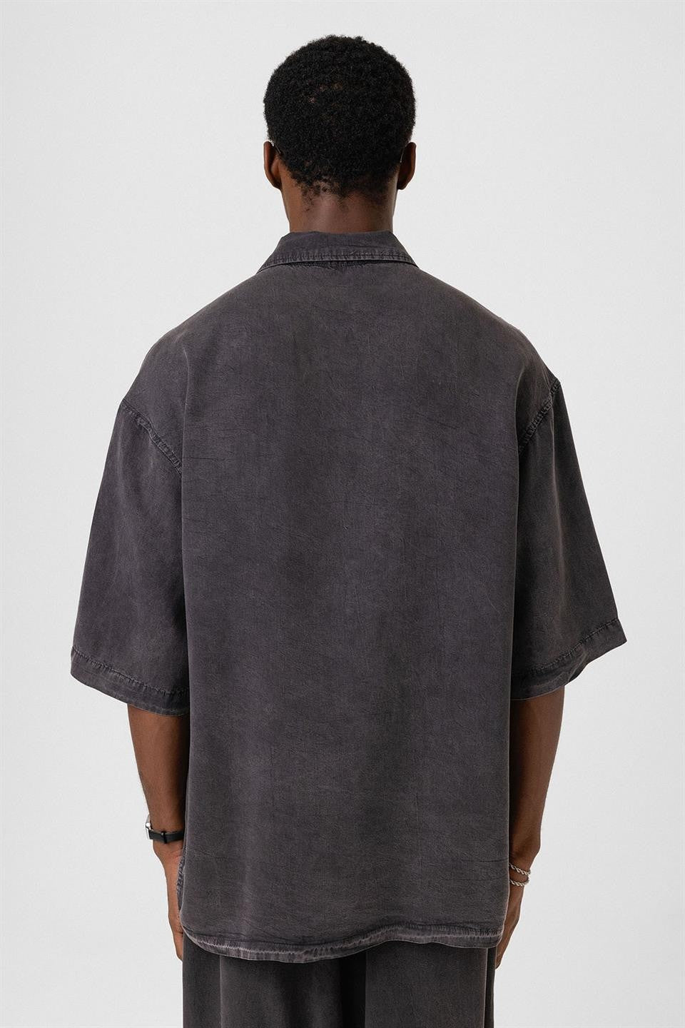 Machine-Washable Lyocell Fabric Top and Bottom Set