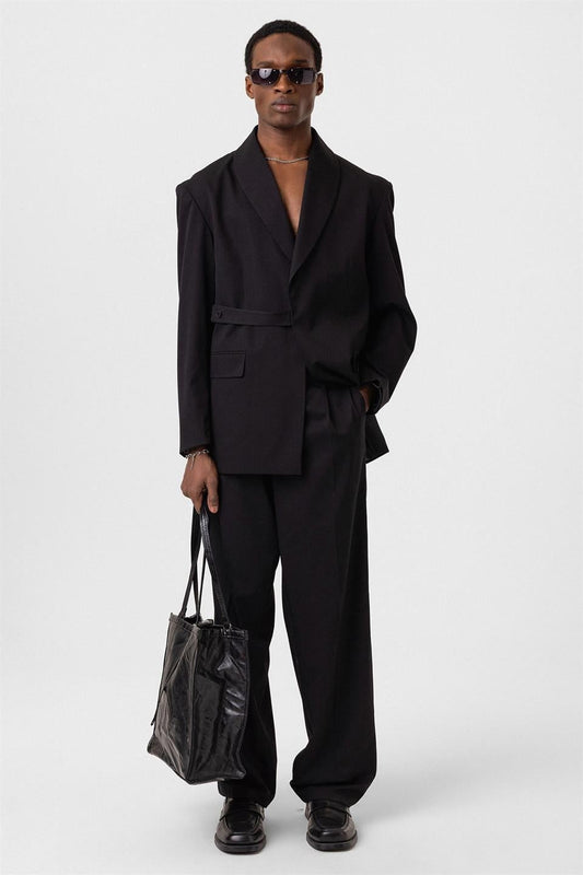 Oversized Belted Suit