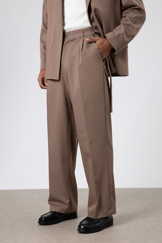 Oversized Belted Suit