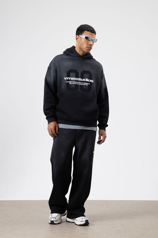 Oversized Printed Sweatsuit Set