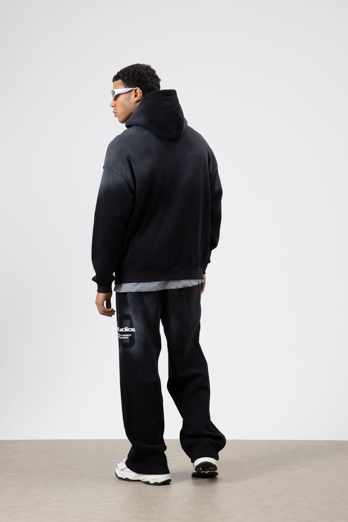 Oversized Printed Sweatsuit Set