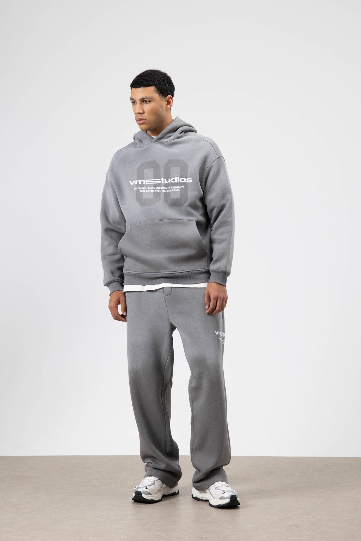 Oversized Printed Sweatsuit Set