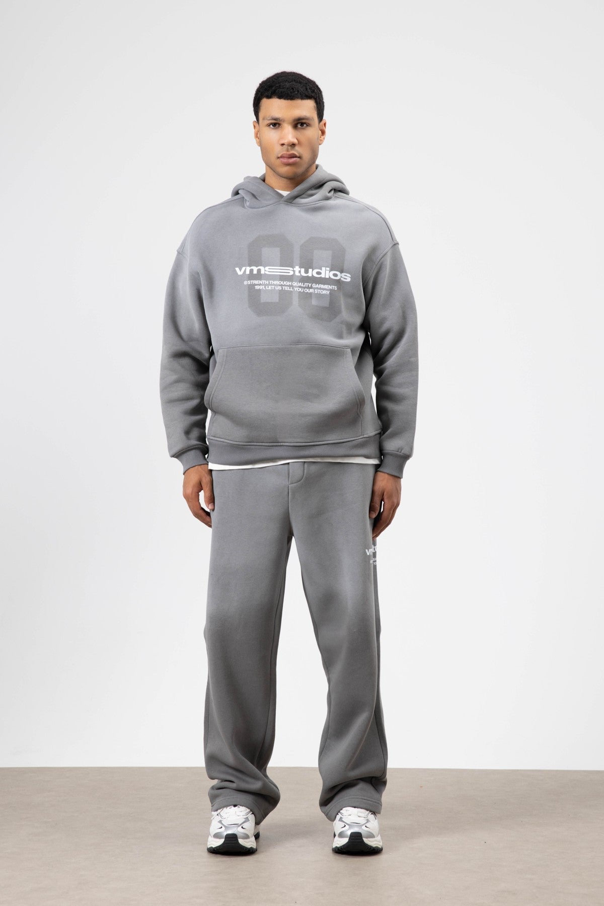 Oversized Printed Sweatsuit Set