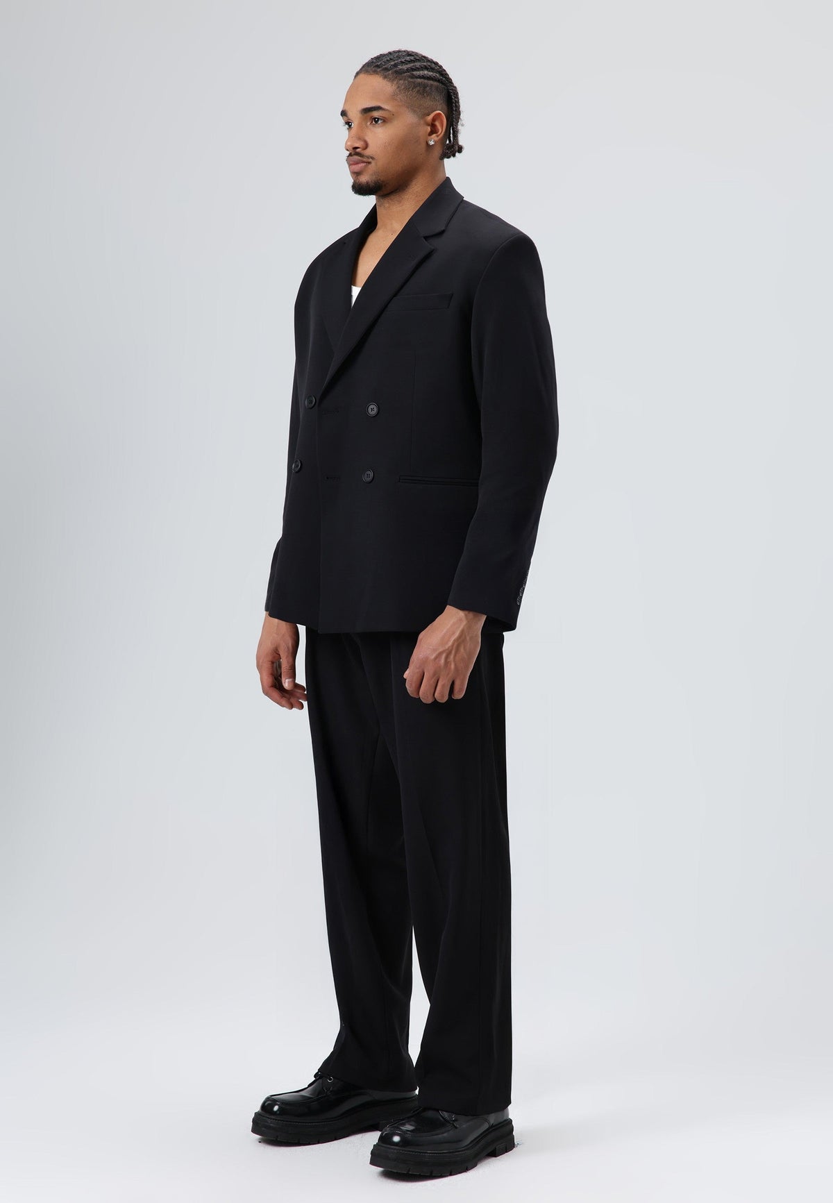 Oversized Double-Breasted Suit