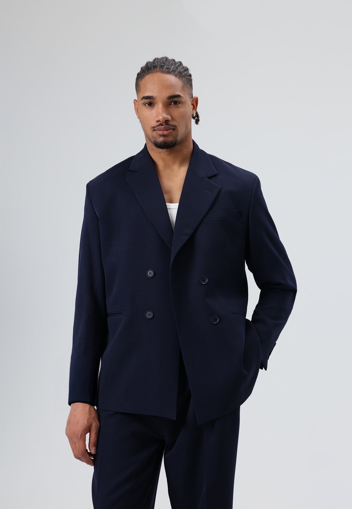 Oversized Double-Breasted Suit