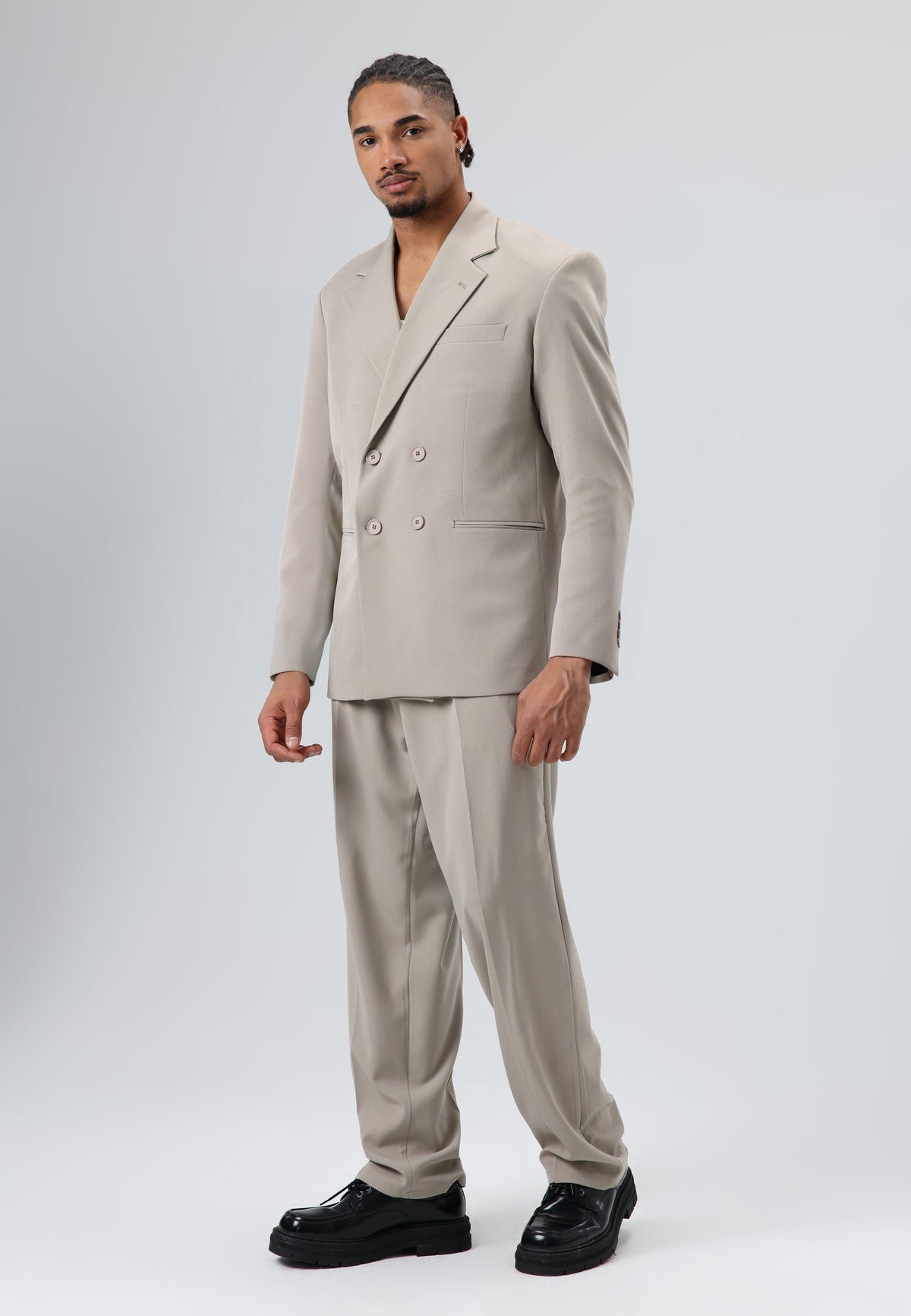 Oversized Double-Breasted Suit