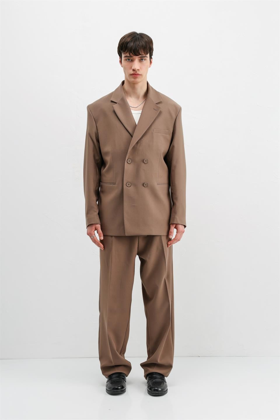 Oversized Double-Breasted Suit
