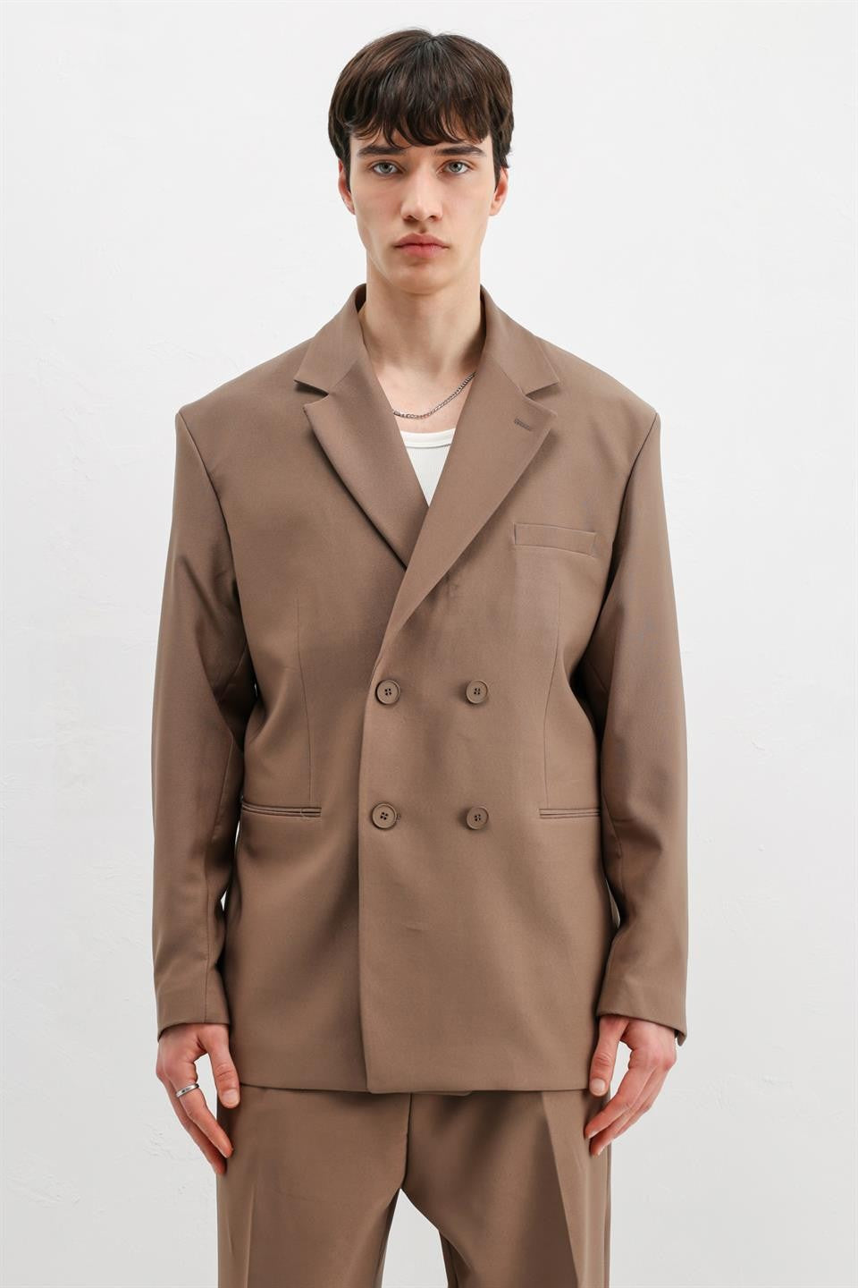 Oversized Double-Breasted Suit