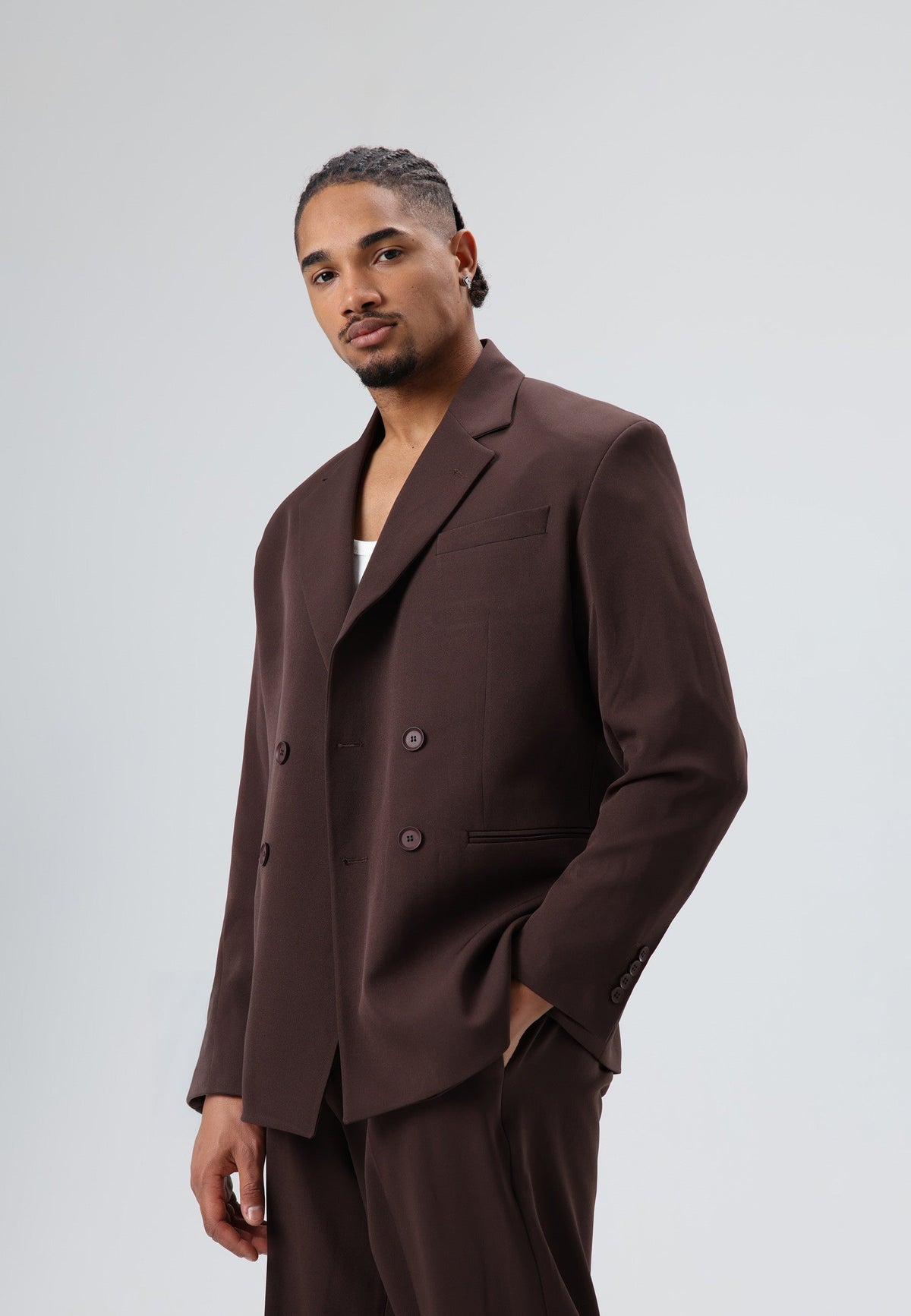 Oversized Double-Breasted Suit