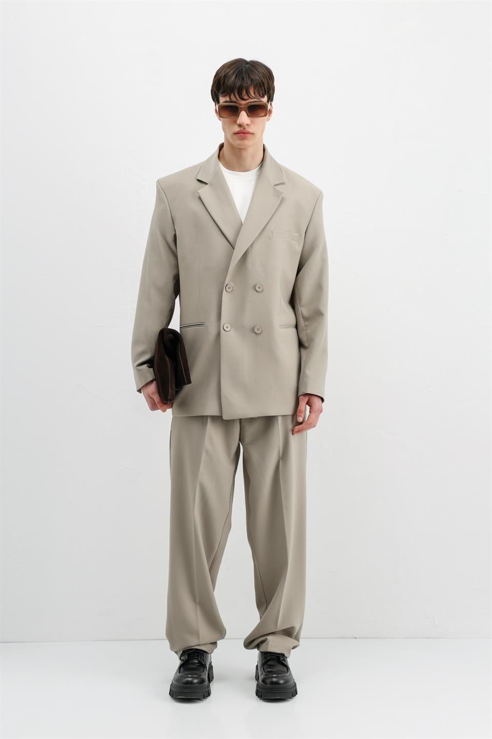 Oversized Double-Breasted Suit