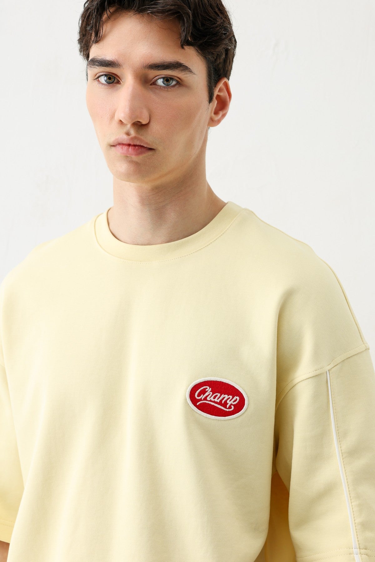Oversized Champ-Printed Sweatsuit Set
