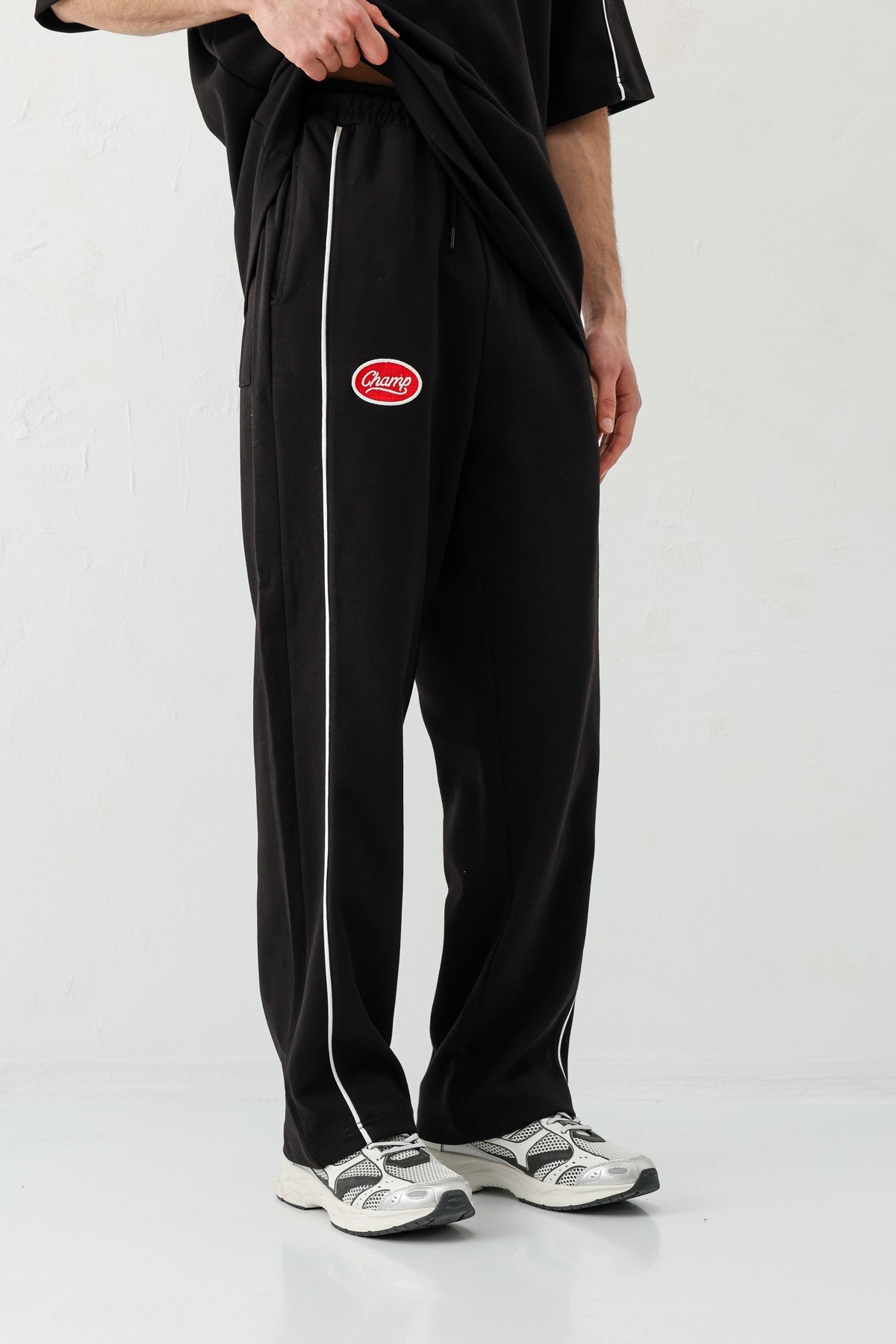 Oversized Champ-Printed Sweatsuit Set