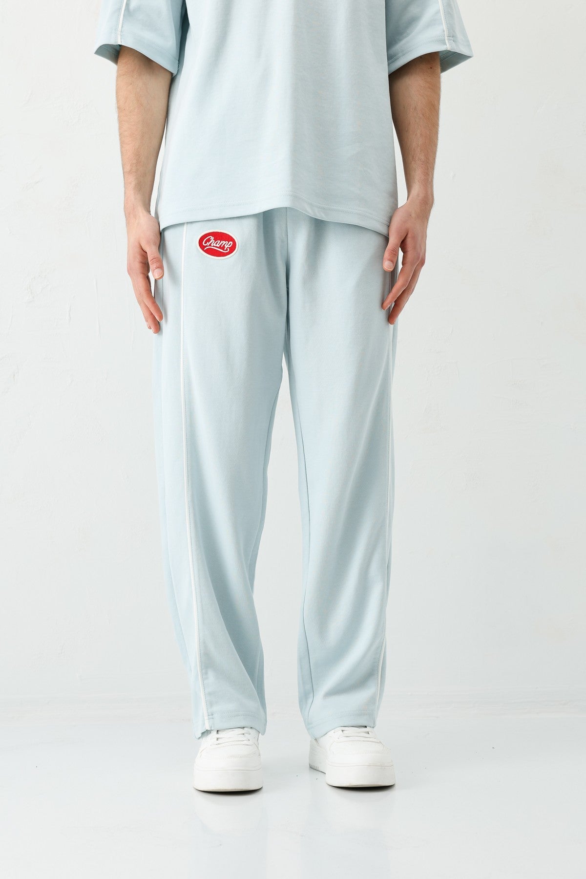 Oversized Champ-Printed Sweatsuit Set