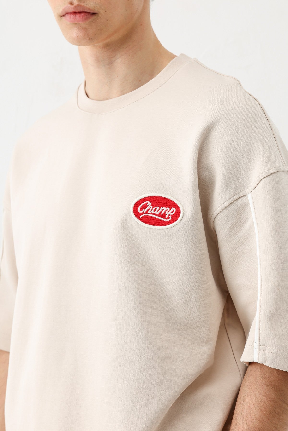 Oversized Champ-Printed Sweatsuit Set