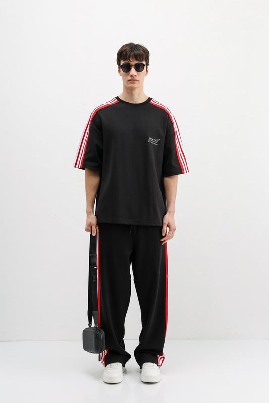 Oversized Printed Sweatsuit Set