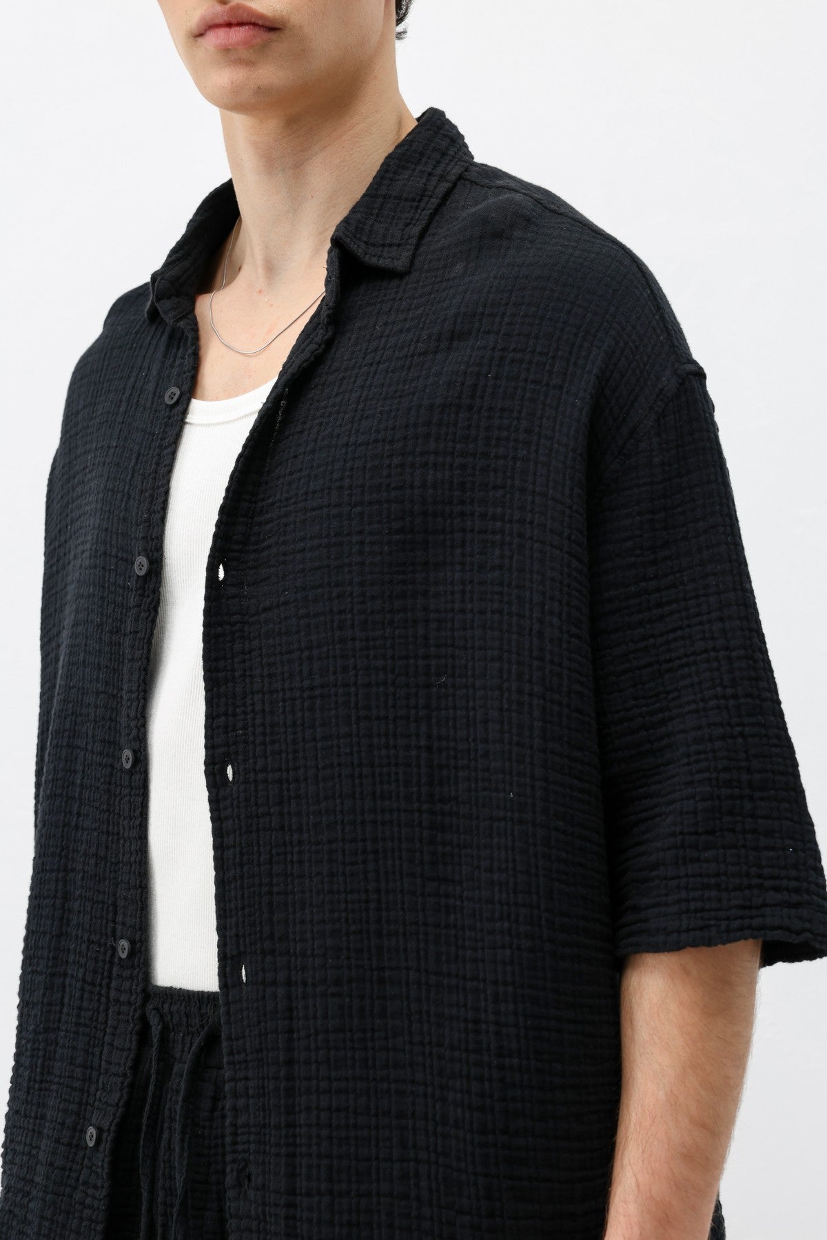 Muslin Fabric, Relaxed Fit Linen Set