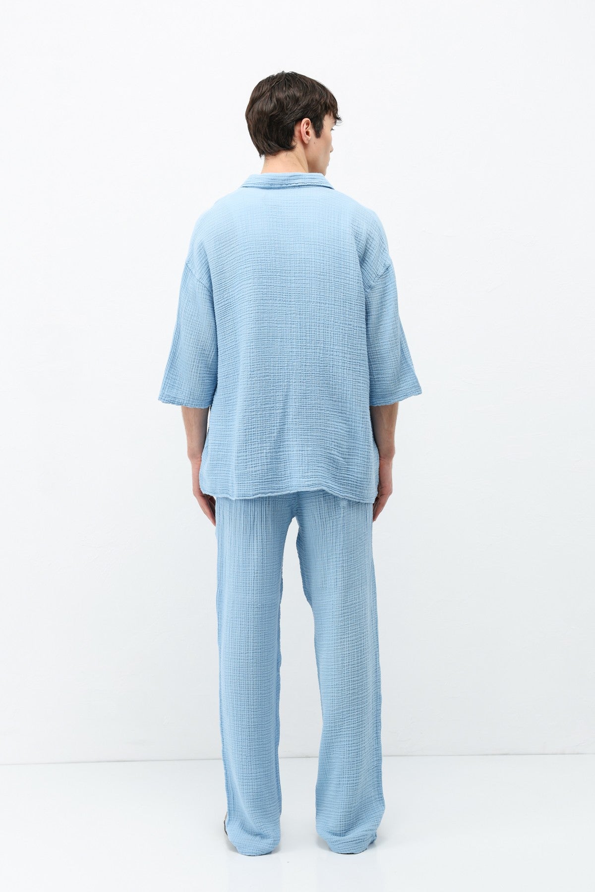 Muslin Fabric, Relaxed Fit Linen Set