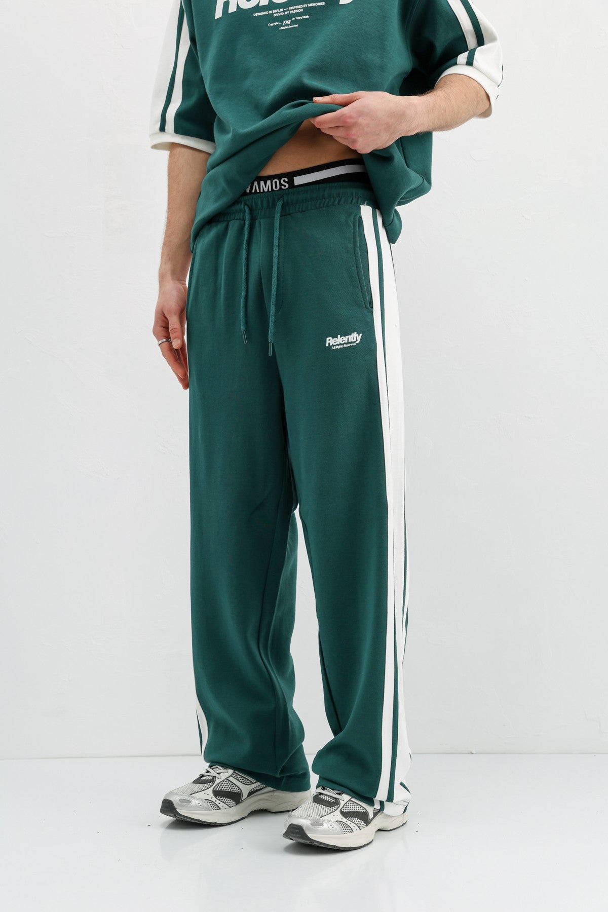 Oversized Printed Sweatsuit Set