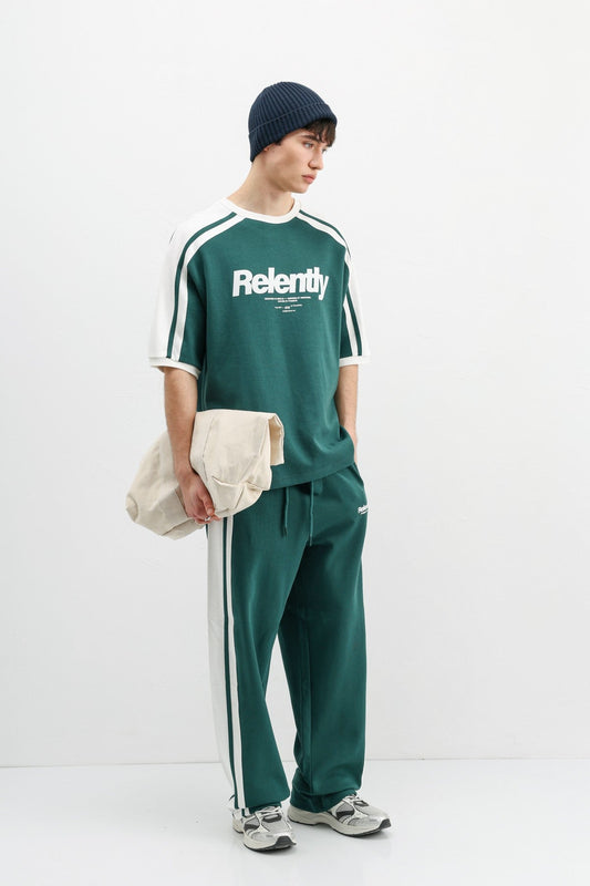 Oversized Printed Sweatsuit Set