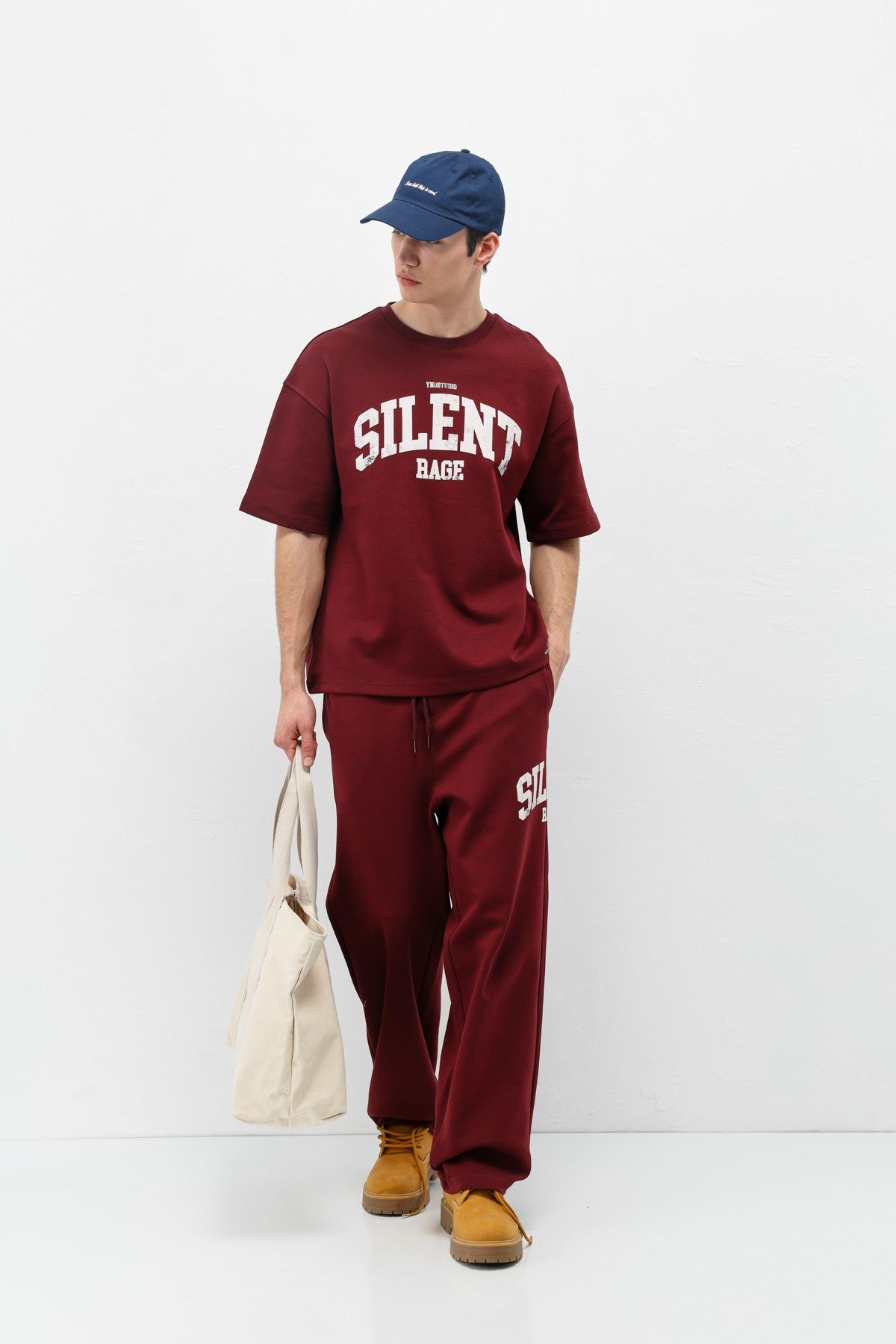 Oversized Printed Sweatsuit Set V90-27