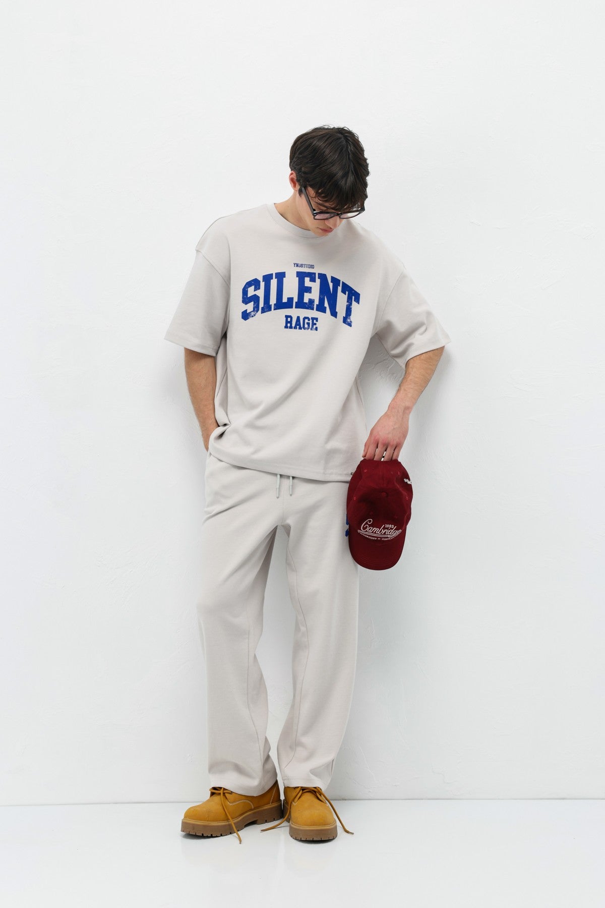 Oversized Printed Sweatsuit Set V90-27