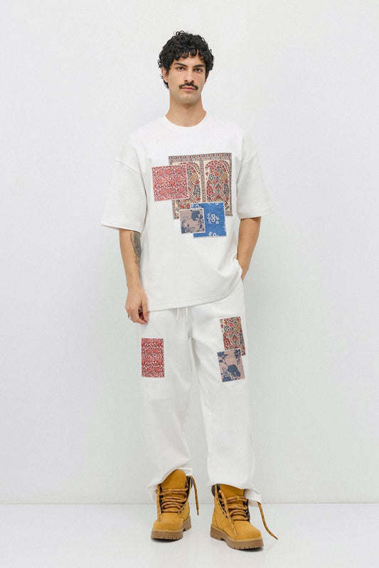 Oversized Printed Sweatsuit Set
