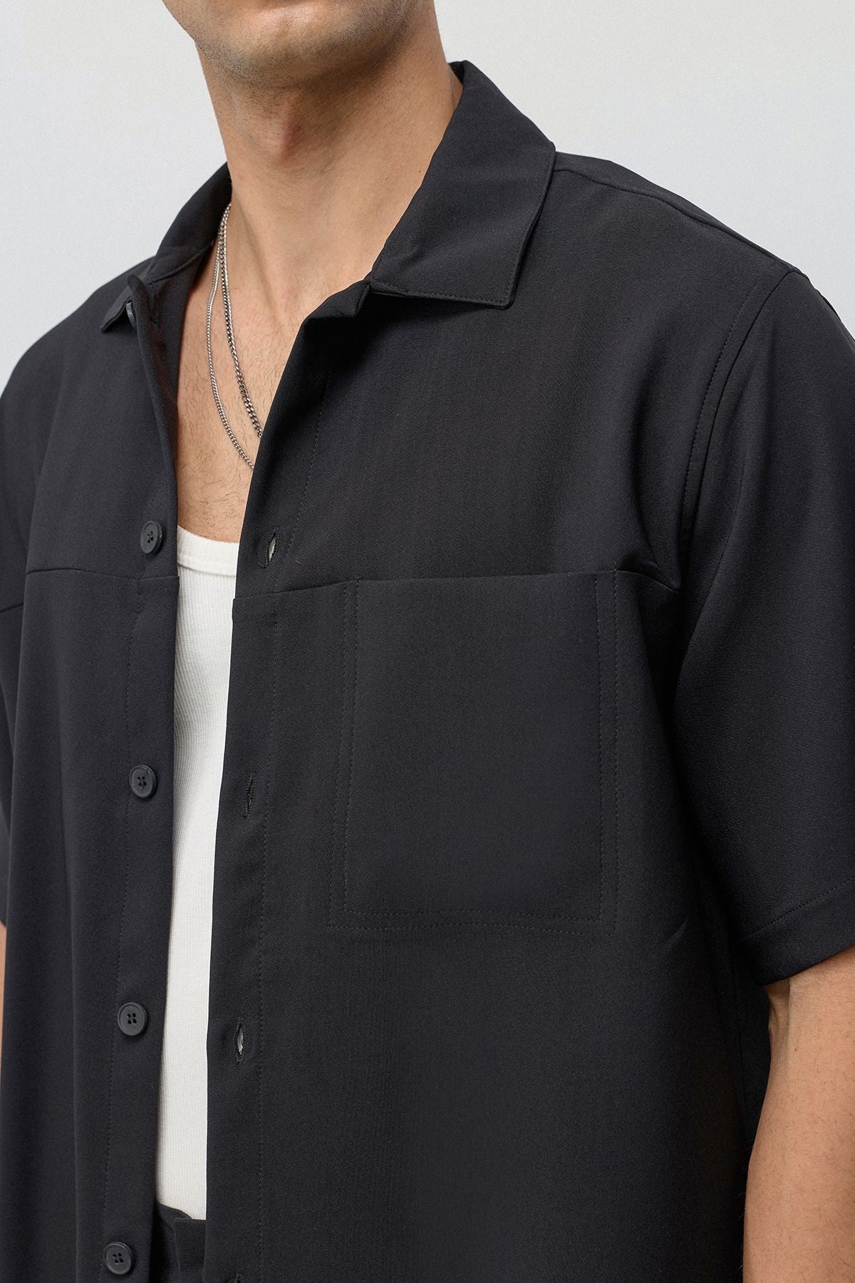 Relaxed-Fit Oversized Shirt and Pants Set