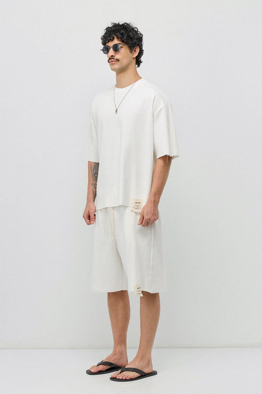 Oversized T-Shirt and Shorts Set (Pre-Washed)