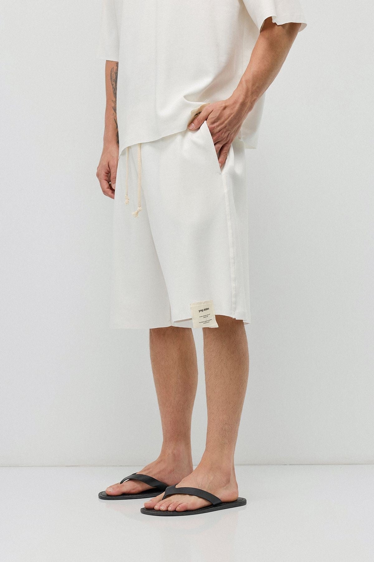 Oversized T-Shirt and Shorts Set (Pre-Washed)