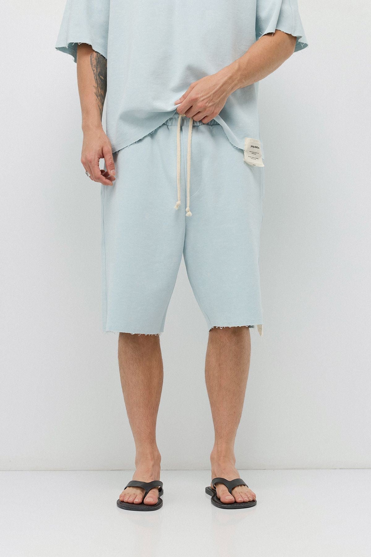 Oversized T-Shirt and Shorts Set (Pre-Washed)