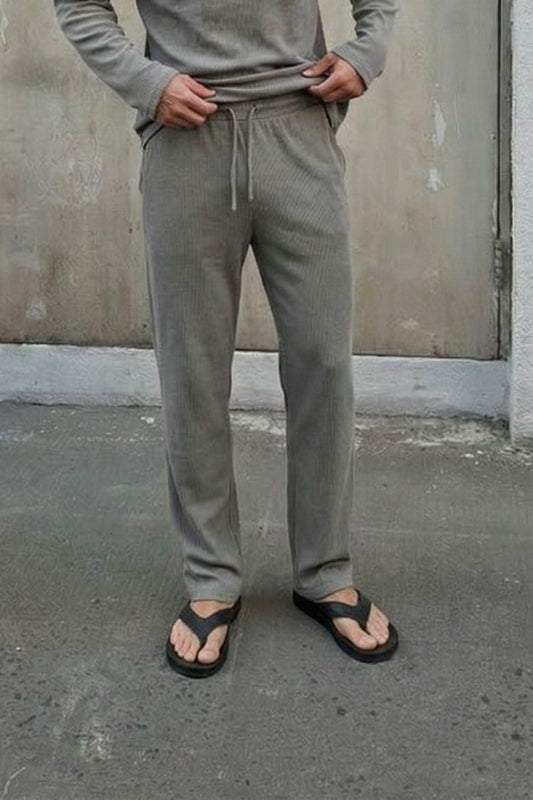 Drawstring Baggy-Fit Pants
