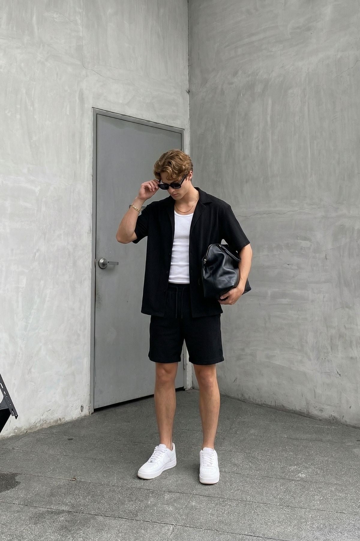 Oversized Shirt with Cuffs
