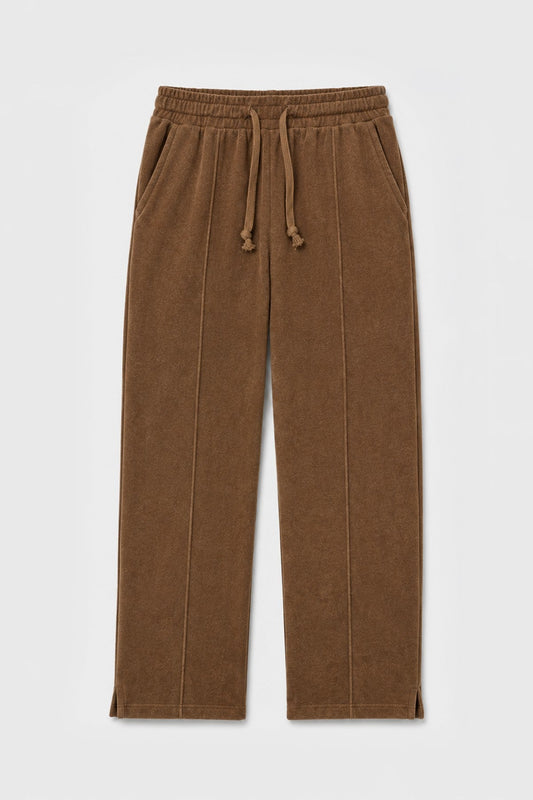 Baggy Towel-Fabric Pants